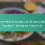 Cocina Mexicana: Salsas Auténticas, Sabores Picantes y Técnicas de Preparación