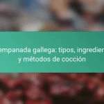 La empanada gallega: tipos, ingredientes y métodos de cocción