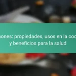 Limones: propiedades, usos en la cocina y beneficios para la salud