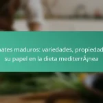 Tomates maduros: variedades, propiedades y su papel en la dieta mediterránea